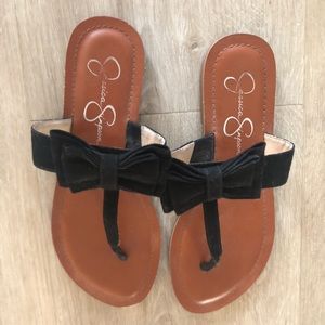 Jessica Simpson bow sandals 7.5